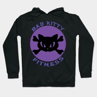 Bad Kitty Purple Hoodie